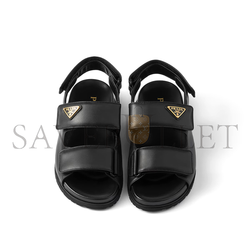 PRADA NAPPA LEATHER SANDALS 1X894N